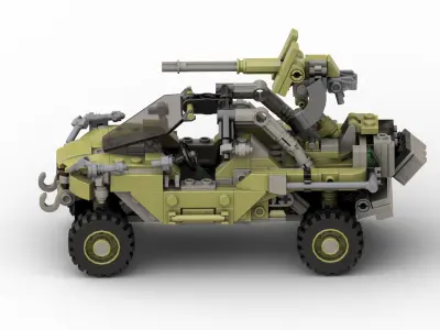 MocBricks3D - Lego Warthog 3D print model purchase