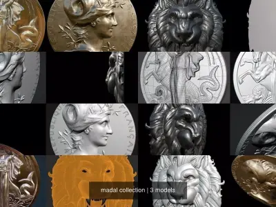 madal collection 3D Model Pack