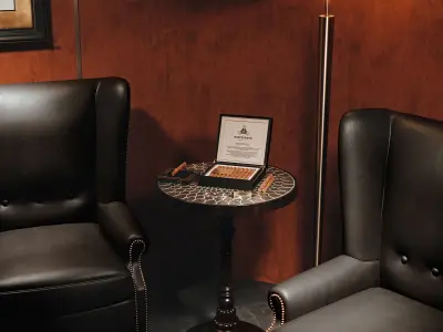 Vintage Dark Style Bar Interior Scene 3D model