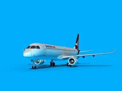 Embraer Emb-190 Qantas Link 3D model