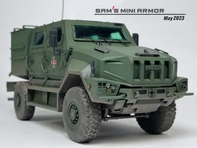  Iveco Manticor Armored Vehicle - 35th Scale 3D print model 3D print model