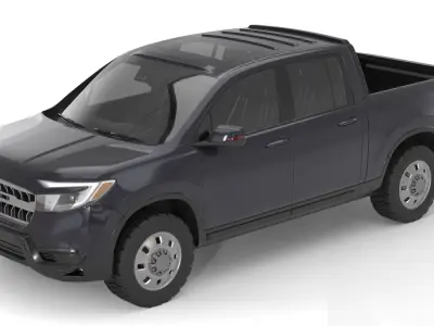 Generic Pickup Truck 04 3D model