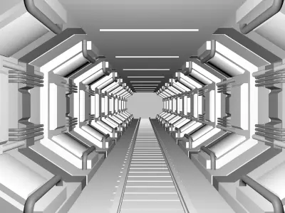 Train Tunnel 3D model purchase