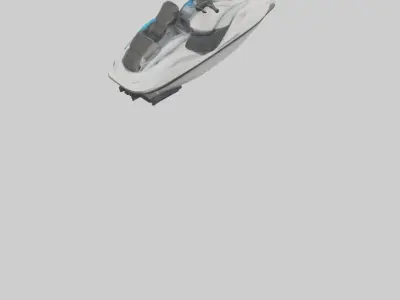 Jet Ski model Low-poly 3D model