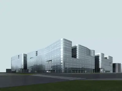 Commercial Building 3D model 58