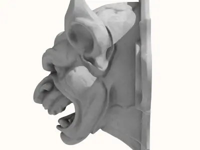 Gargoyle Head 3 3D model