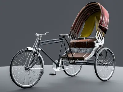 Cycle Riksha 3D model