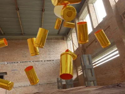 9mm ammunition - 9x19 3D model