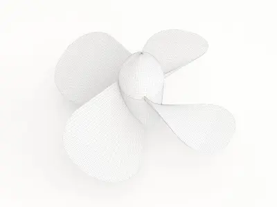 Marine propeller 05 3D model