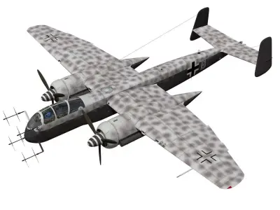 Heinkel He 219 Uhu 3D model buy