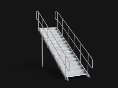 Metal Stairs 3D model purchase