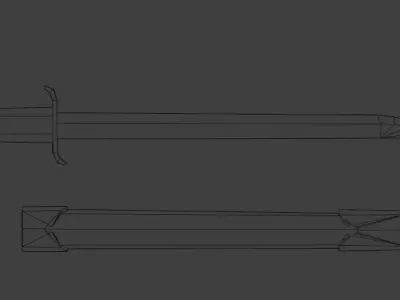 Weaponscold weapons swordsancient times Low-poly 3D model