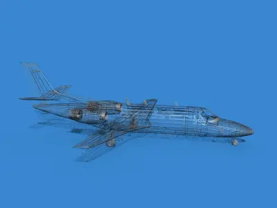 Cessna Citation 550 II Bravo V07 3D model