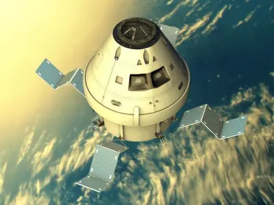 Spacecraft 3D model buy