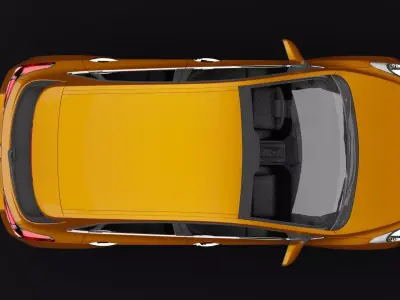 Hyundai i30 Metallic Orange Dark 3D model