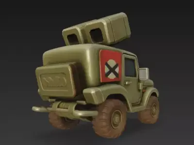 Metal Slug Jeep 3D print model