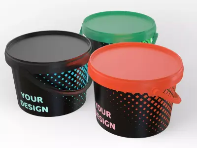 Plastic Bucket 3D model purchase