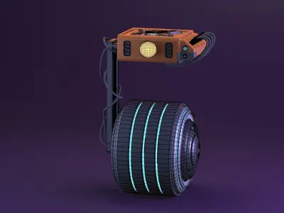 robot BB-009  3D model