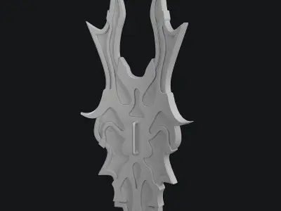 Fantasy shield 3D model
