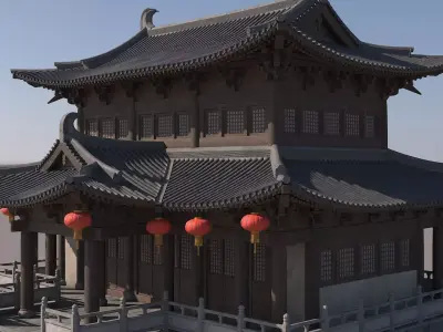 Chinese Ancient  Architecture  3D model