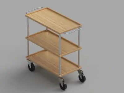 Service Trolley 3D model purchase
