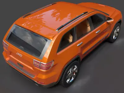 Jeep Grand Cherokee Laredo Limited - Hyper-Detailed SUV Asset 3D model