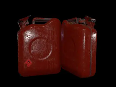 Canister  Low-poly 3D model