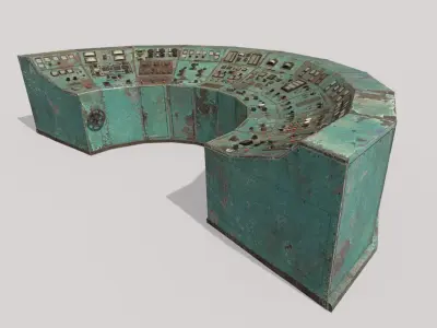 Very Old Control Panel 3D model