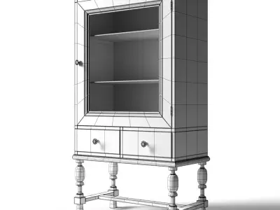 Old Vitrine 3D model