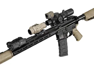 PIXELS ON TARGET VOODOO-S THERMAL SIGHT Low-poly 3D model