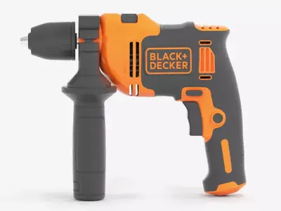 Black  Decker Hammer Drill 710W with Case BEH710K QS 3D model