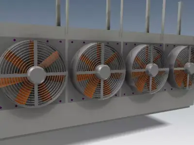 Heavy Duty Evaporator Free 3D model
