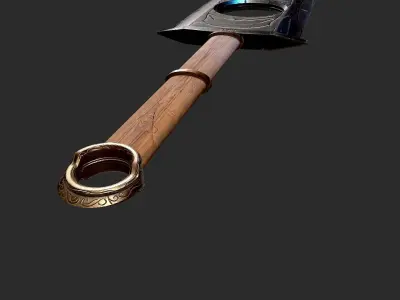 Hollow sword Low-poly 3D model