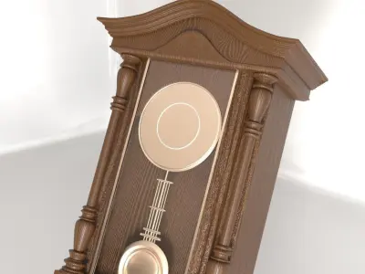 ANTIQUE WALL CLOCK 3D model get