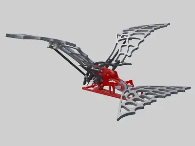 Bionic Flying Vehicle 3D model