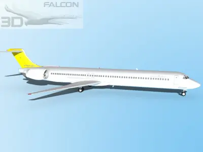 Falcon3D MD-80 SAS Snowflake 3D model
