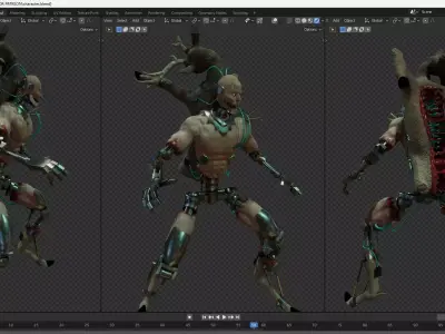 a cool character Free 3D model