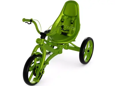 Recumbent Tricycle 3D model buy