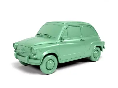 Fiat 600 3D print model