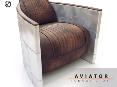 Aviator chair 3D model