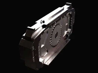 Sci-fi Door 01 Free low-poly 3D model