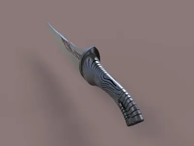 Knife of Drax from Guardians of the Galaxy 3D model