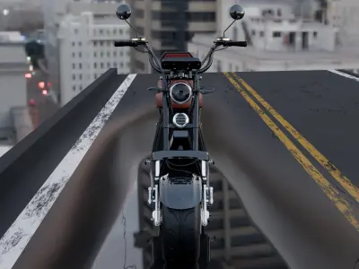 X11 Motor Electric Scooter 3D model