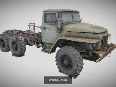  Military vehicles - photoscans 3D Model Pack