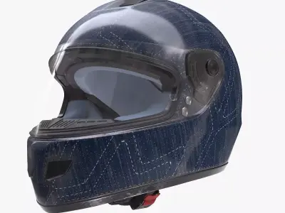 Helmet Nolan n62 3D model Low-poly 3D model