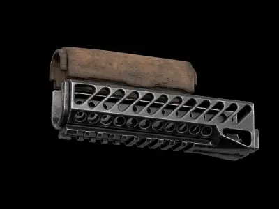 AK - Handguard - B10  Low-poly 3D model