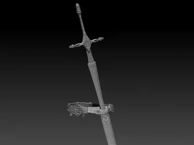 Zbrush Sword 3D model