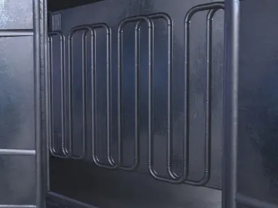 Freezer Low-poly 3D model purchase