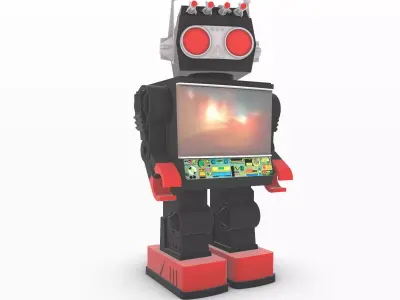 Saturn Robot to 3d Print Free 3D print model purchase