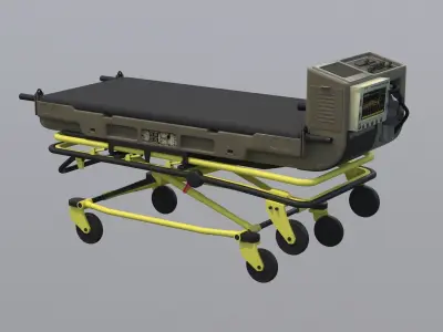 LSTAT ICU Life Support for Trauma and Transport 3D model